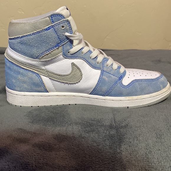 Jordan Ones “Hyper Royal/Light Smoke Grey-White” Men size 9.5 - Picture 4 of 17